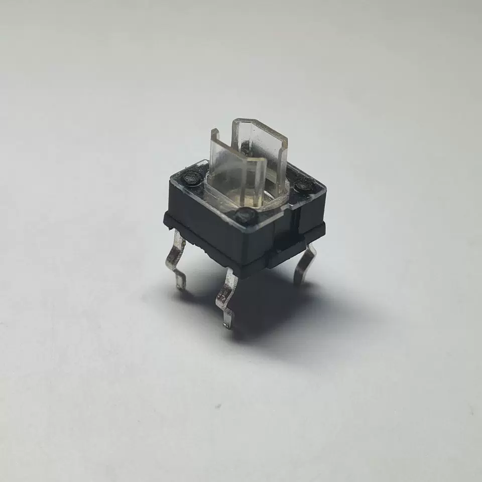 轻触开关 6x6x7带灯轻触按键开关 6x6带灯微动开关红光白光蓝绿光