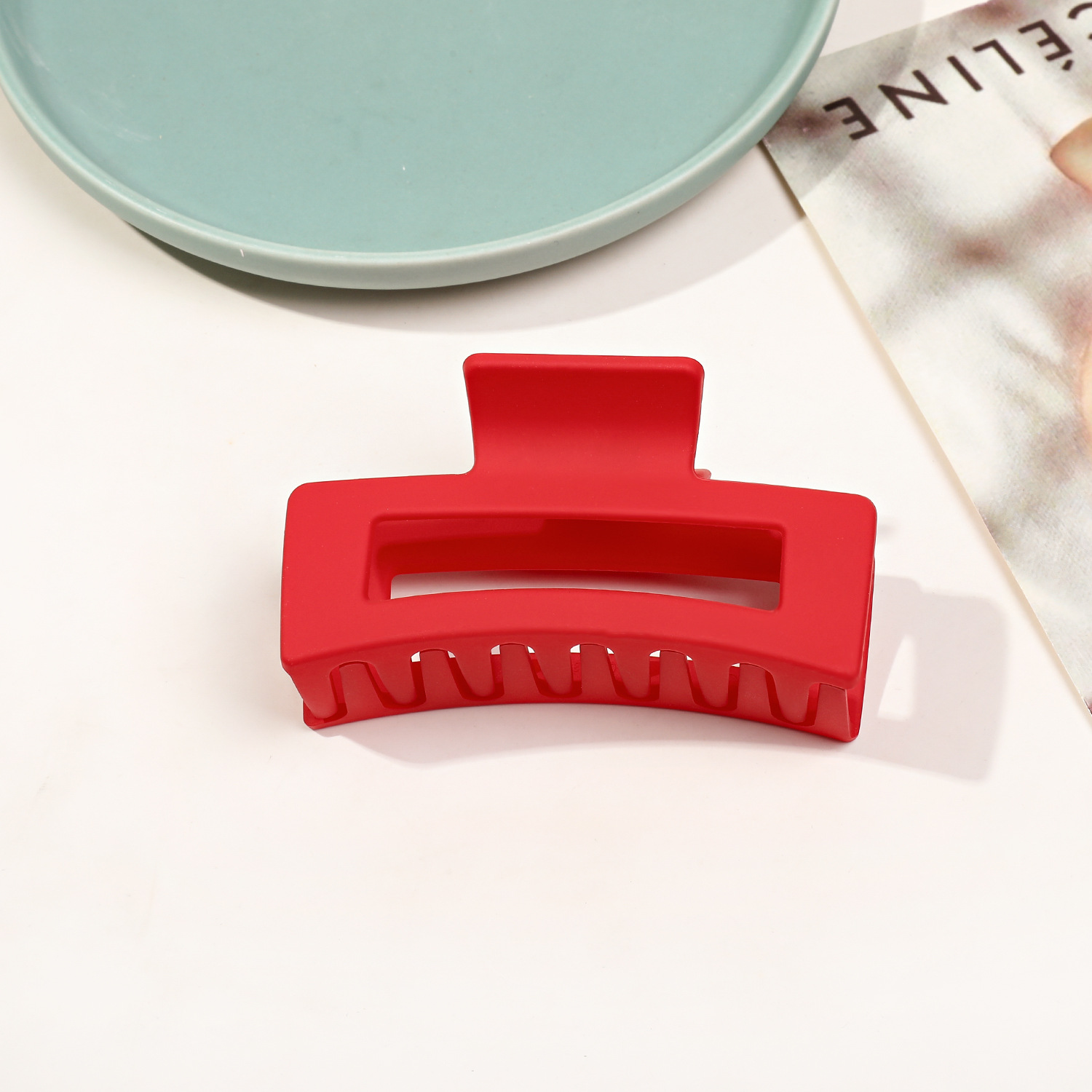 8.5cm 사각 프로스트 레드 23