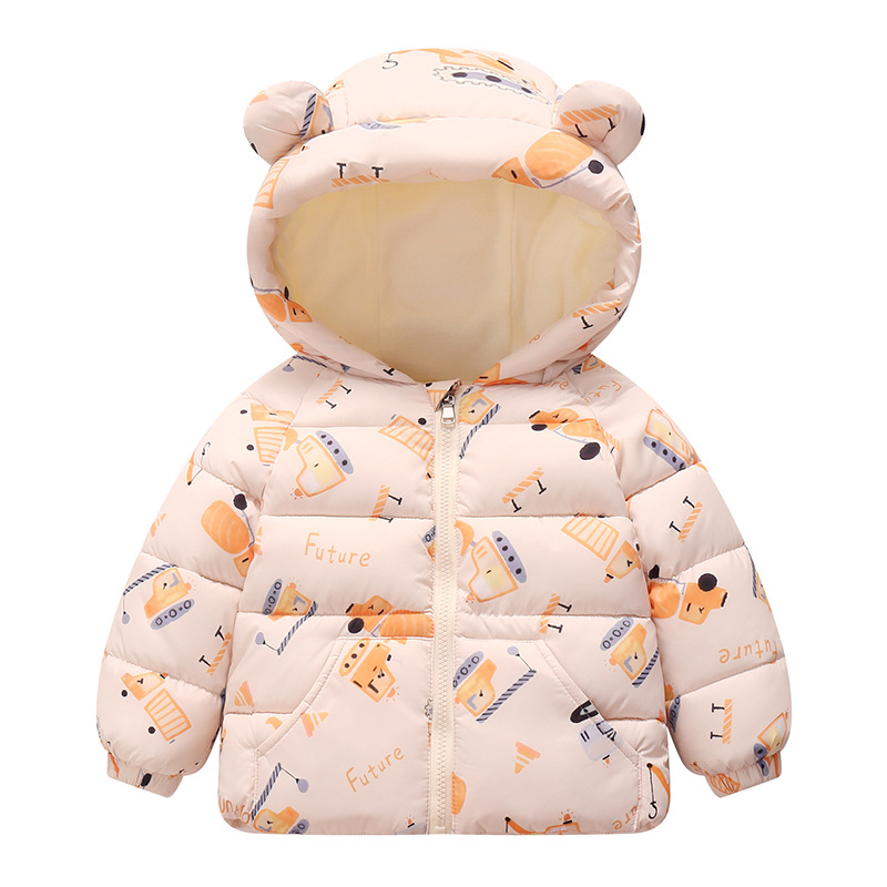 872 Comercio exterior transfronterizo otoño e invierno ropa de algodón para niños más ropa de algodón de terciopelo ropa para niños ropa de algodón para bebés y niños, abrigos de algodón para bebés para niños y niñas