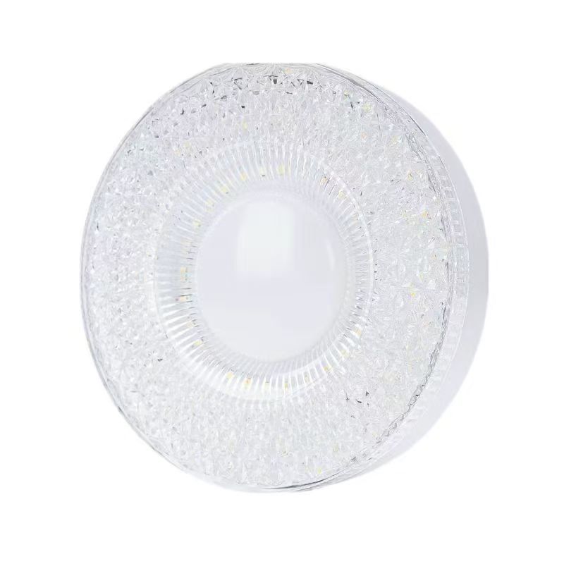 Nueva lámpara de cristal redonda led E27 boca de tornillo para el hogar bombilla de ahorro de energía techo techo iluminación de bombilla de alta potencia