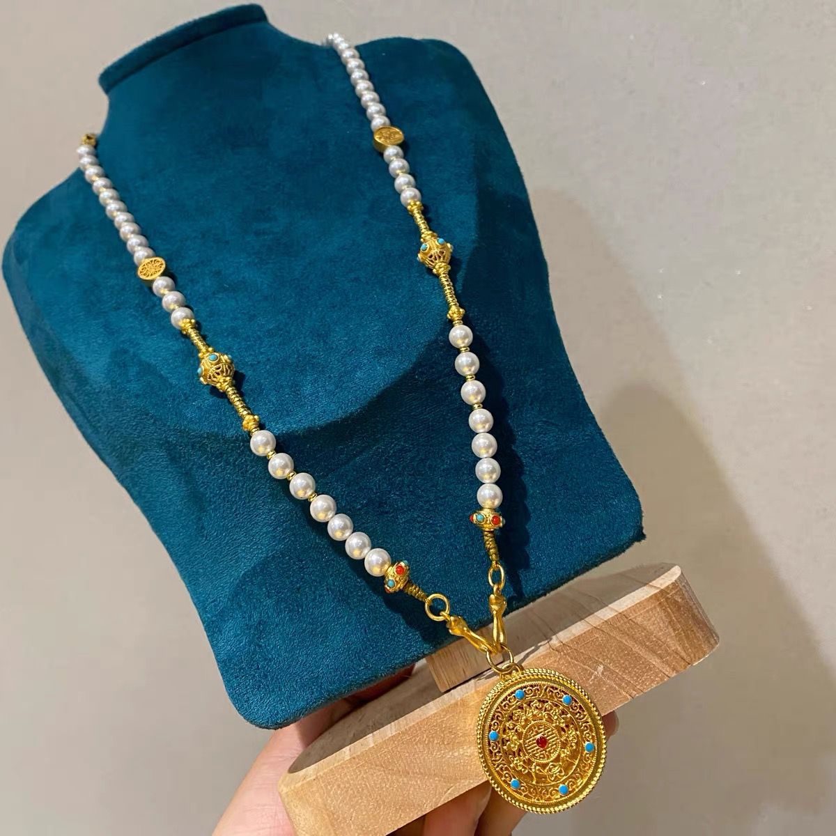 우푸 위안위안 진주 목걸이