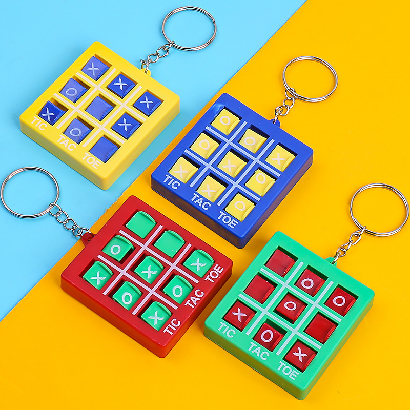クロスボーダーXO井字碁小学生のキーホルダープラスチック棋類三子碁玩具がよく売れています。|undefined