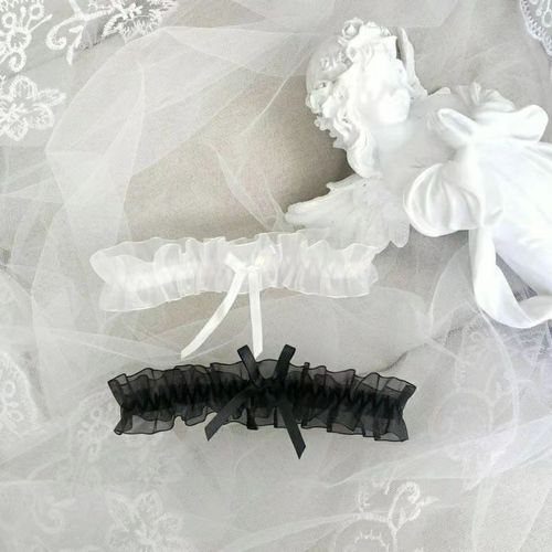 Cross-border wholesale lace edge princess style leg ring stockings accessories choker leg cover wedding dress leg flowers