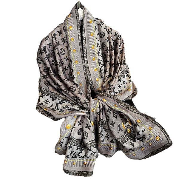 2025 new silk scarf~good quality~Gift gift gifts for light luxury…