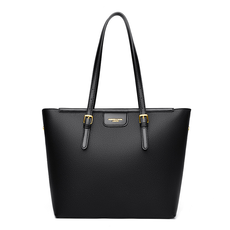 Bolso Tote de Hombro de Gran Capacidad de Cuero PU para Mujer