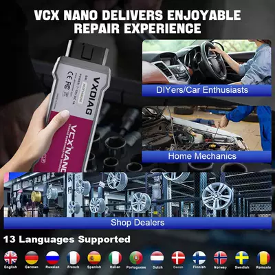 VXDIAG VCX NANO Avtomobil diaqnostika alətləri