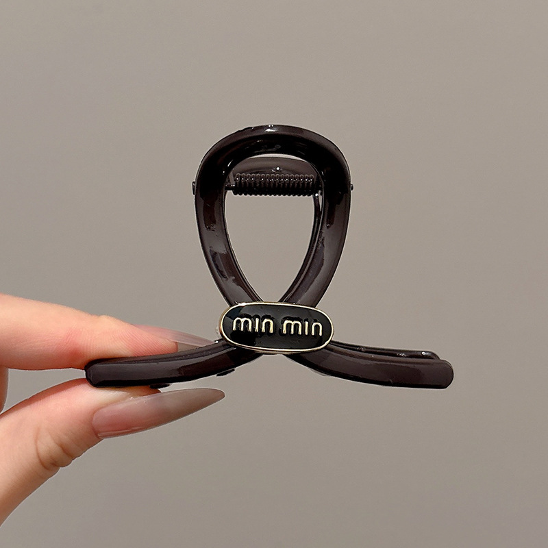 Pinza para el cabello coreana de gran tamaño, pinza para el cabello exquisita y de alta gama para mujeres con gran volumen de cabello, pinza de tiburón en la parte posterior de la cabeza, lindo sombrero con pinza para el cabello