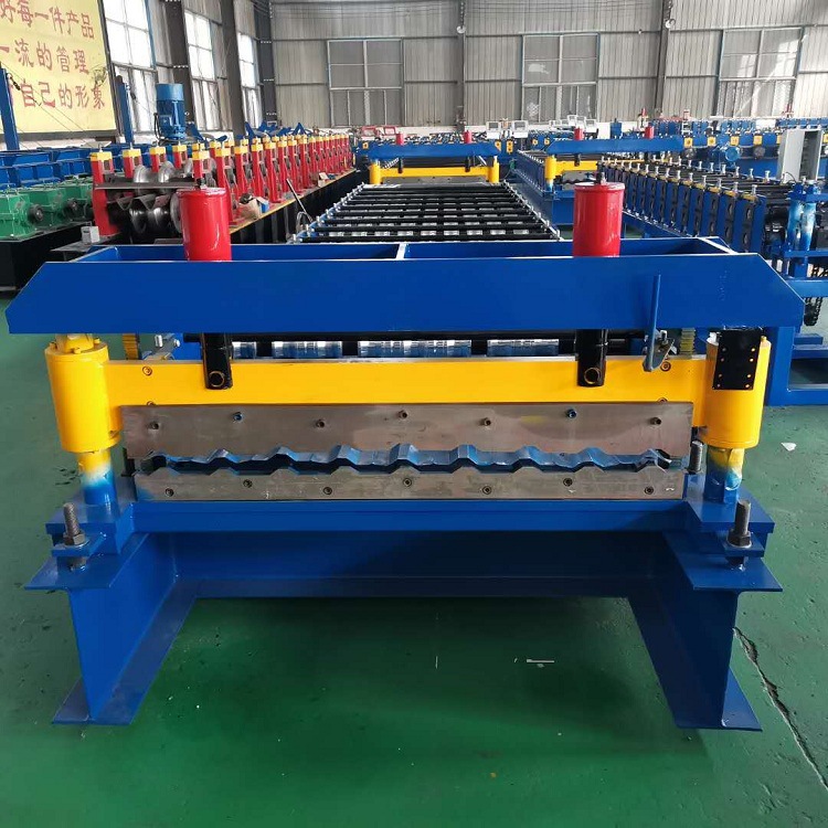 厂家供应全自动彩钢压瓦机设备 瓦楞板970型彩钢成型机械