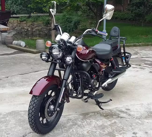 Retro Motorcycle Sports Car 200Cc National Iv Efi Can Be Licensed Storm Harley Prince Fuel Straddle Street Motorcycle