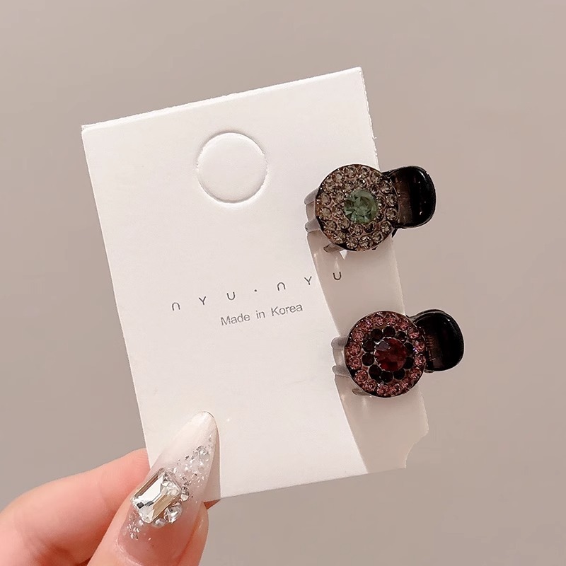 Exquisita mini flash broca de agarre princesa cabeza lateral broca de cabello trenzado frente mujer broca de cabello acabado broca pequeña broca