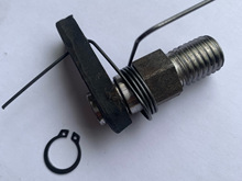 大棚卷帘机配件弹簧刹车片活接法兰盘温室卷被机配件