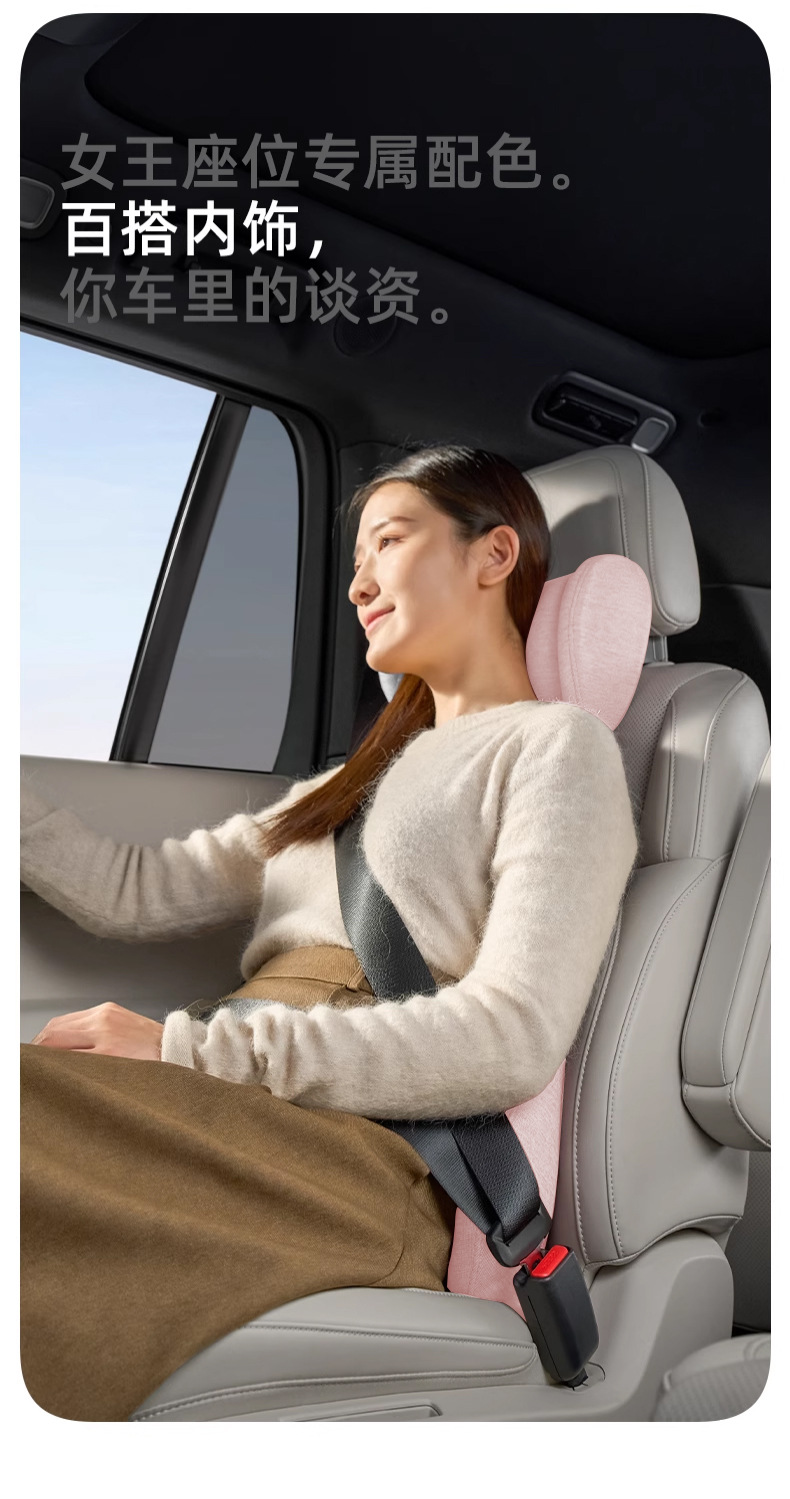 Car Headrest, Double-Layer Car Pillow, Neck Pillow, Car Seat Pillow, Lumbar Cushion, Neck and Waist Support, 2026 New Model