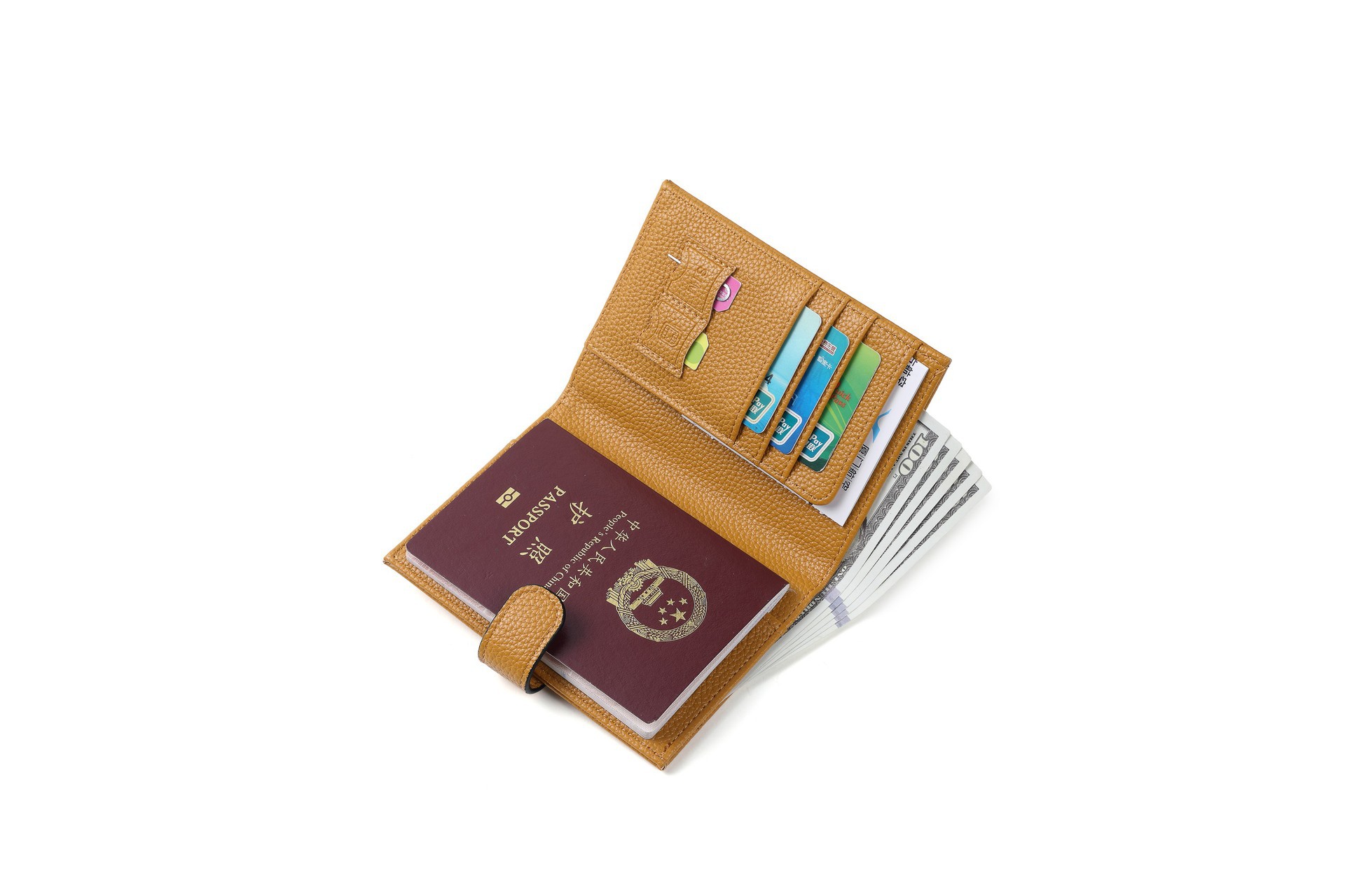 Transfronterizo 2024 nuevo pasaporte multifuncional portabilletos de avión almacenamiento de documentos de viaje bolsa necesaria Amazon Hot Sale