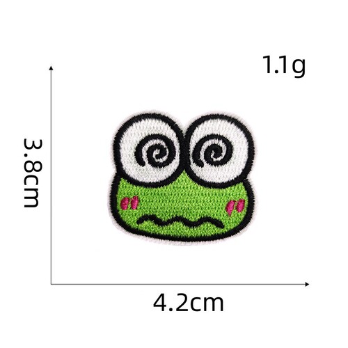 Embroidery diy cartoon animal cloth stickers computer embroidery versatile fashion anime character stickers children's clothing accessories stickers