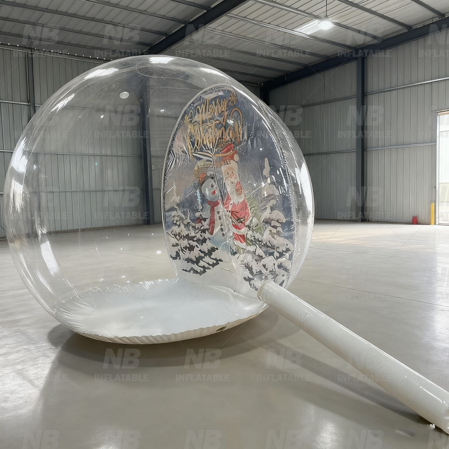 Bolas de nieve de Navidad inflables bolas transparentes exhibición al aire libre props de baile tiendas inflables rojas en línea bubbles inflables