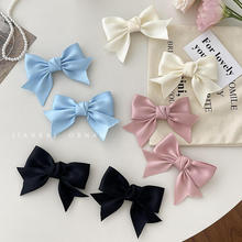 蝴蝶结发夹女儿童头饰后脑勺森系甜美鸭嘴夹小女孩不伤发发卡发饰