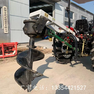 东北冻土硬土挖坑机 省时的植树挖坑机 大棚立柱钻孔机