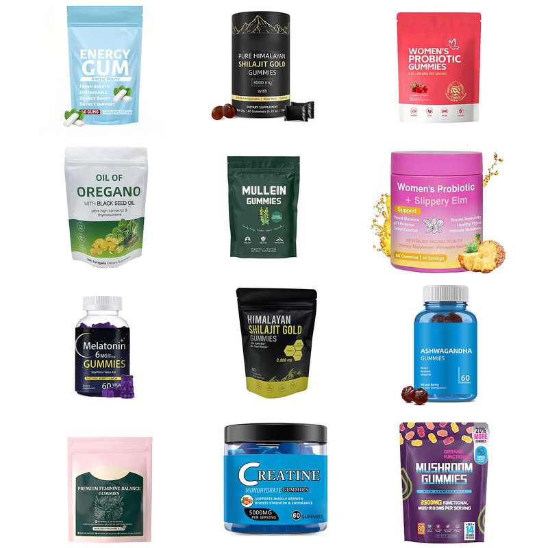 Xilaiji Probiotics Oregano Oil St. John's Wort Pineapple Melatonin Ashwagandha Women's Balance Gummy Capsules Xilaiji Probiotics Oregano Oil St. John's Wort Pineapple Melatonin Ashwagandha Women's Balance Gummy Capsules