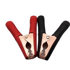 New 100A All-in-One Copper Plated 90mm Large Crocodile Clips High-Current Car Battery Clips