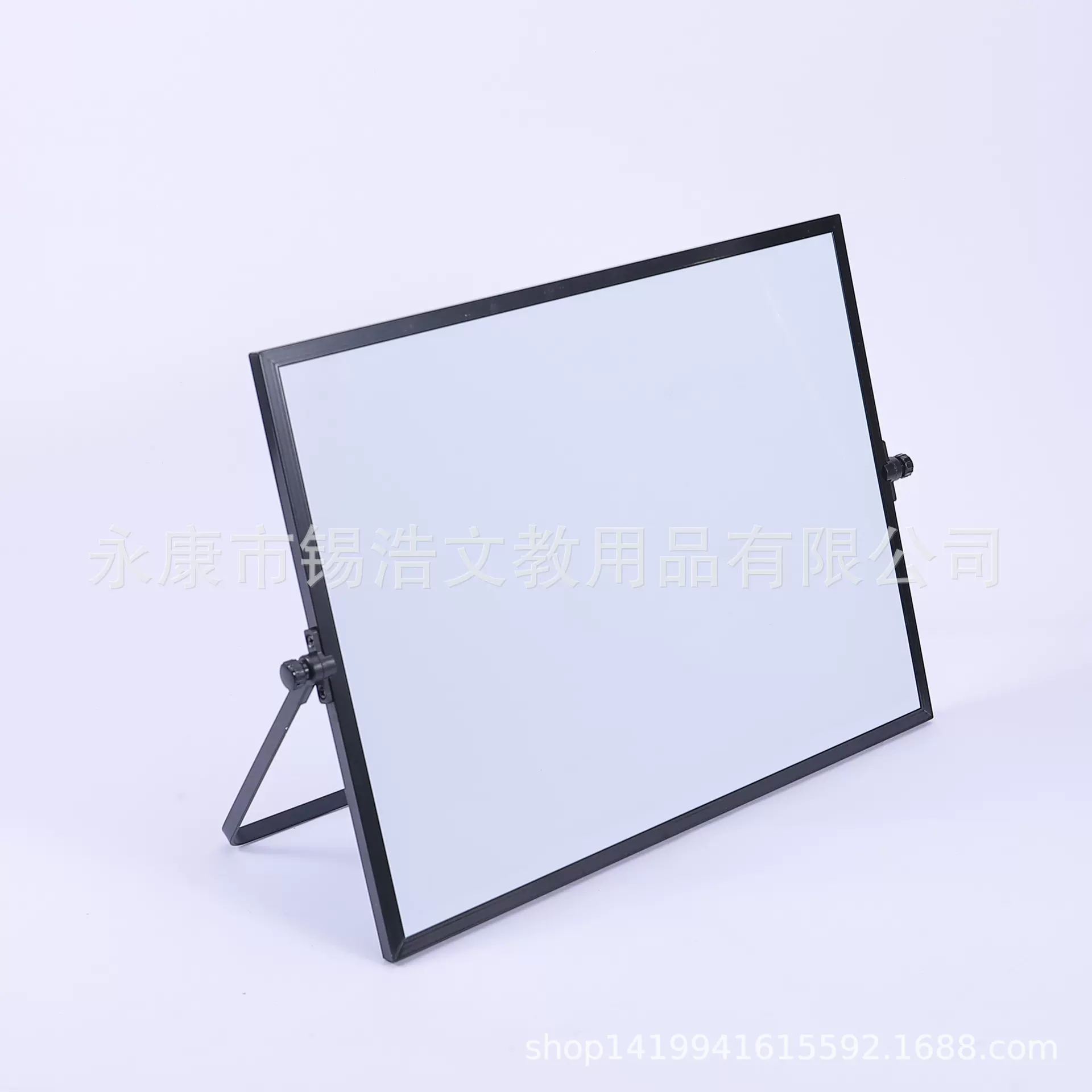 跨境办公家用儿童画板留言板双面磁吸小白板折叠支架磁性白板413