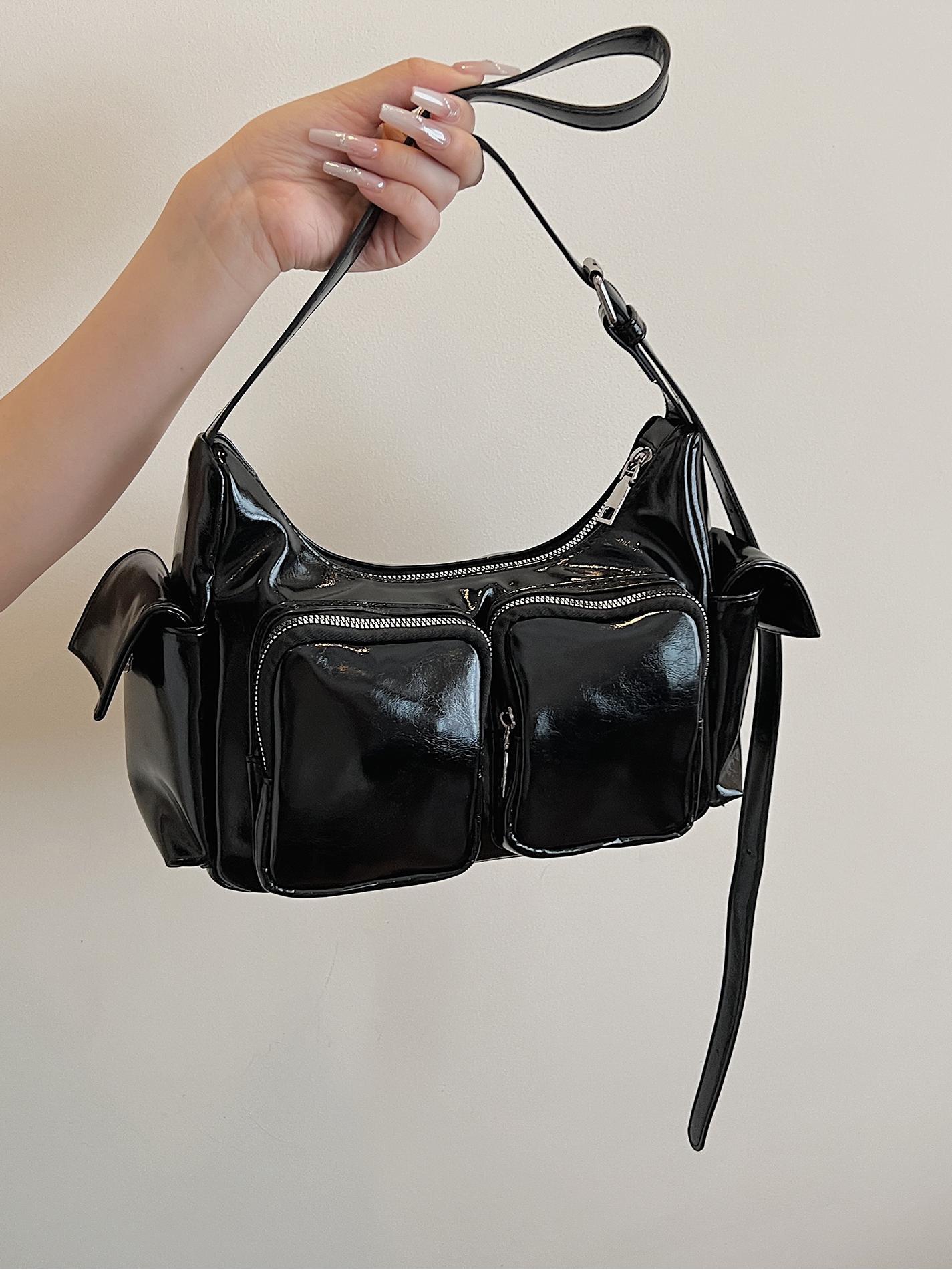 Bolso retro de tendencia transfronteriza para mujeres 2025, nuevo nicho de bolso de locomotiva universal, mochila de textura de alta calidad