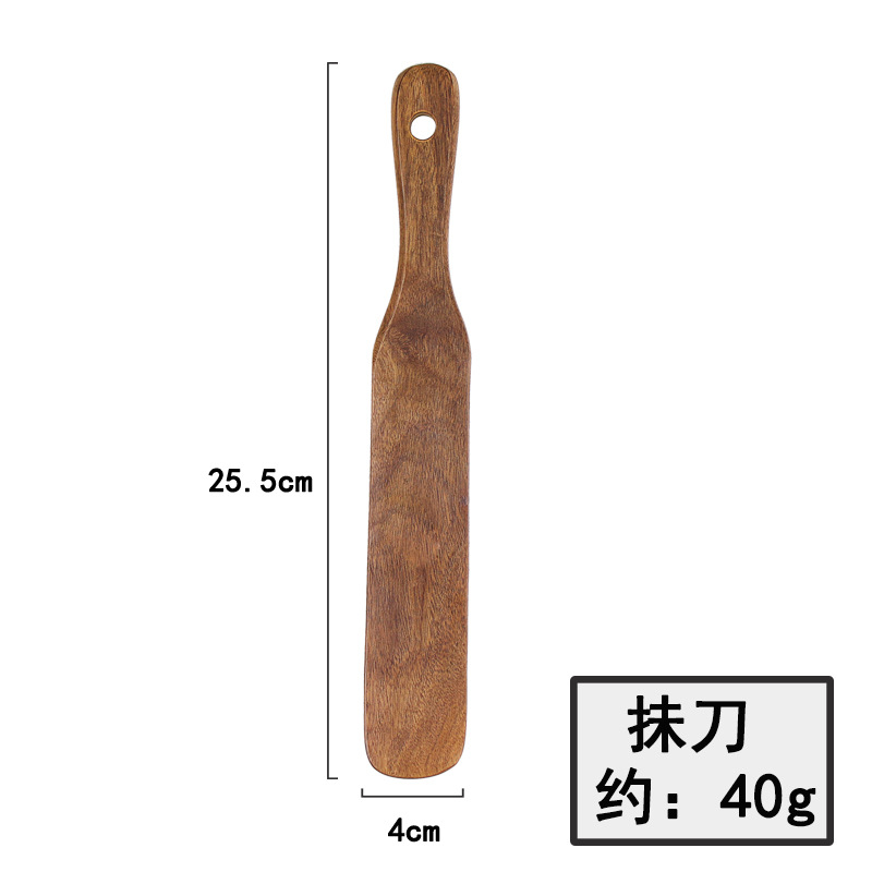 아카시아 나무 주걱(두꺼운)