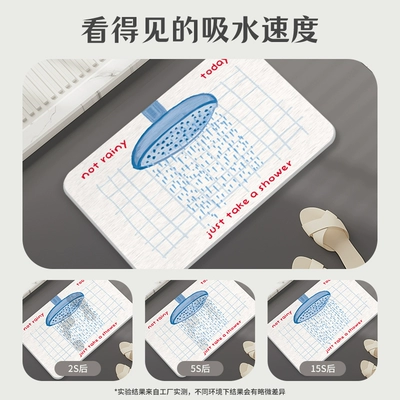 Avtomobil döşəmə paspasları – Mat Bathroom Toilet Door Absorbent