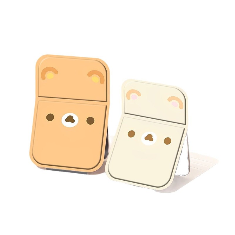 かわいいリラックマ女子学生寮オフィスポータブル折りたたみ化粧鏡デスクトップミラー卸売|undefined
