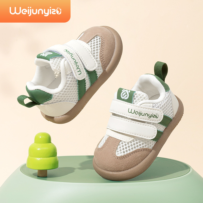 2025 New Toddler Shoes Summer Baby Shoes Non-slip Soft Bottom Baby Shoes Breathable Mesh Boys and Girls Sandals