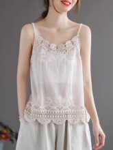 Q 21656 Lace Embroidered Camisole �̽����� �W���L��羳���R