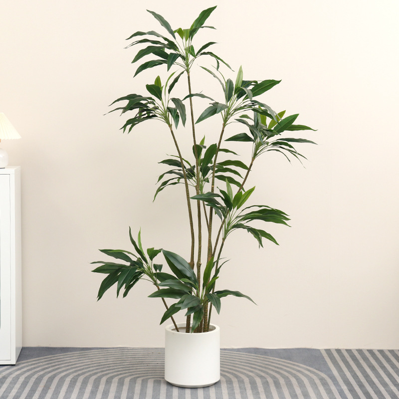 緑植ビロードの軽豪華な高級植物の置物をシミュレーションします。|undefined