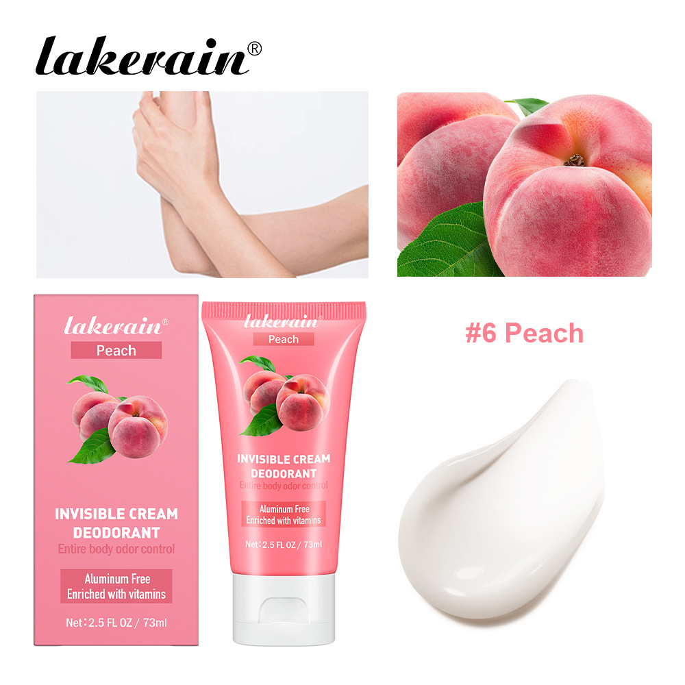 Fruit flavor women's deodorant#6peach (foreign version)