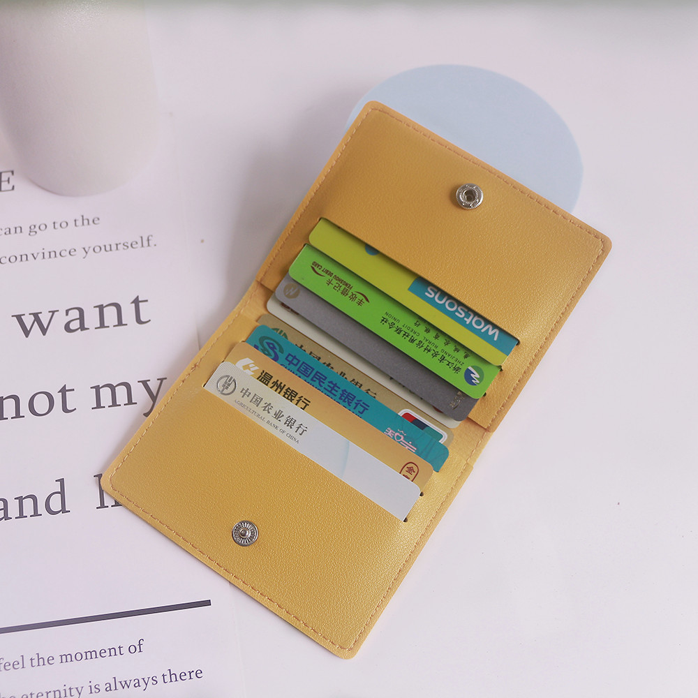 Cross-Border Card Holder, Ultra-Thin and Compact, Bank Id Card Holder, Driver's License Holder, Simple and Lightweight, Anti-Degaussing, Women's Card Holder