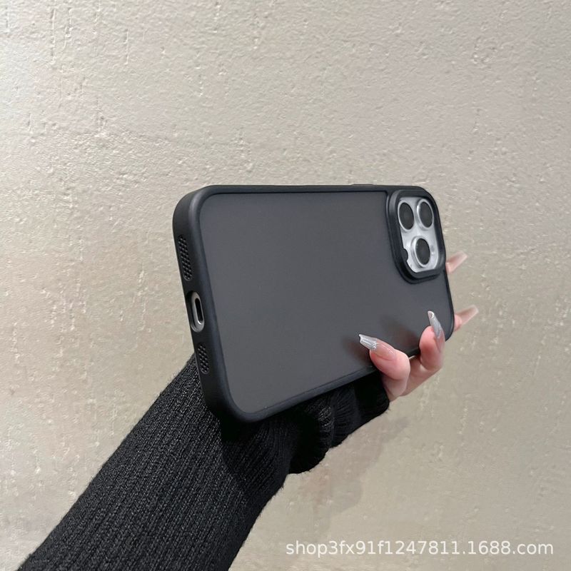 非粘着指紋フロスト新製品適用アップル15携帯ケースIP 16promax卸売り14半透明フロスト|undefined