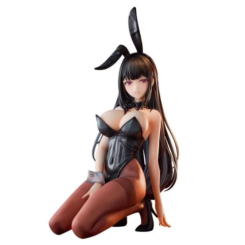 Фигура зайчик-девочка Фейна — коллекционная фигурка из PVC, наряд зайчика, коробка с цветом/упаковка