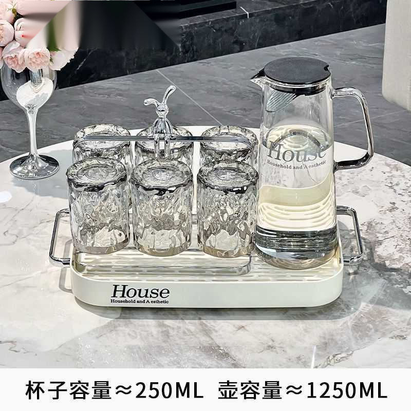 은 냄비 1개 + 은 컵 6개 + 컵 홀더 + 배수 트레이