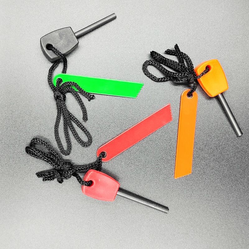 Outdoor Survival Fire Starter Equipment Small Solid Core Flint Camping Waterproof Fire Starter Magnesium Stick Wholesale