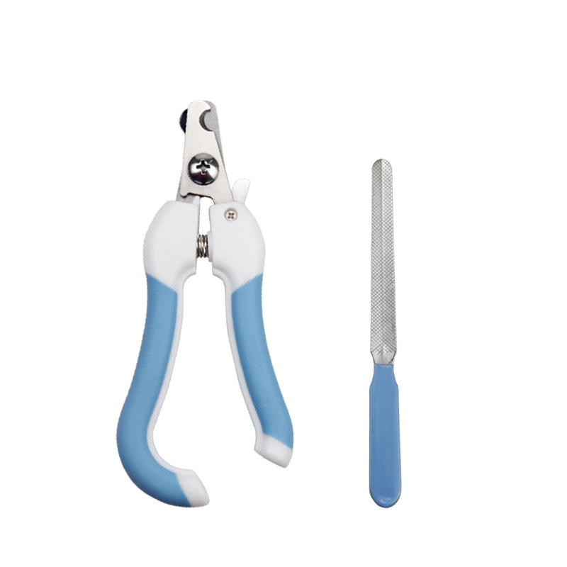 HD-313S tijeras para mascotas (gancho azul tamaño pequeño + archivo)