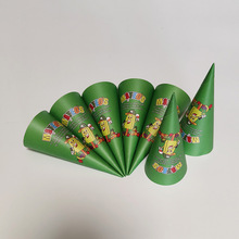 冰淇淋蛋筒纸托冰激凌脆筒纸托甜筒纸托锥形尖底牛角杯蛋卷纸套