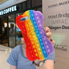 Apple, iphone11, rainbow phone case, cartoon protective case, 3D