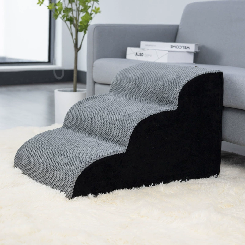 Лестница для домашних собак, верхняя и нижняя кровать для маленьких собак, маленький диван, лестница для подъема по склону, нескользящая съемная и Моющаяся