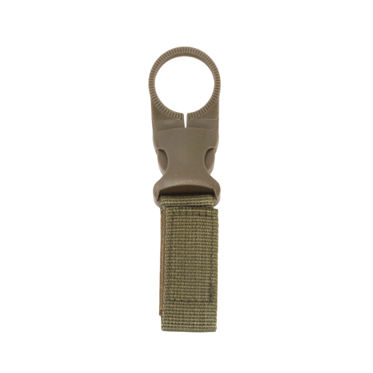 Al Aire Libre táctico nylon botella de bebida cinta colgante mosquetón multifuncional botella de agua portátil colgando hebilla clip de agua mineral