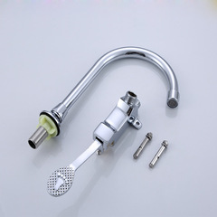 Step-on faucet hospital washbasin foot-operated faucet kitchen restaurant public factory laboratory step switch