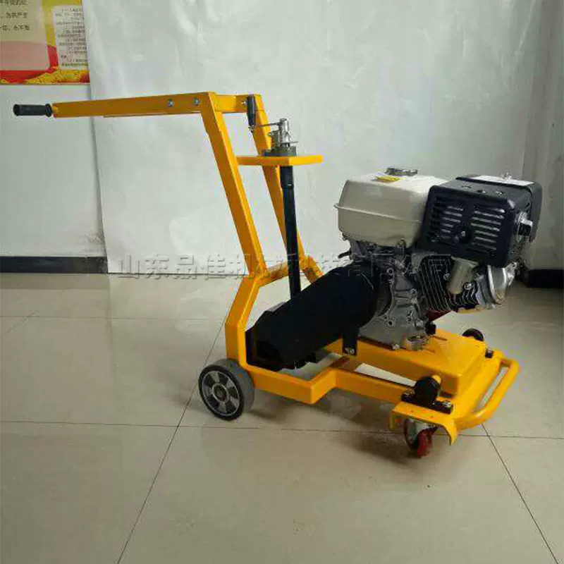 小型路面裂缝开槽机 手推式马路切缝机 路面修补裂缝灌缝前切槽机