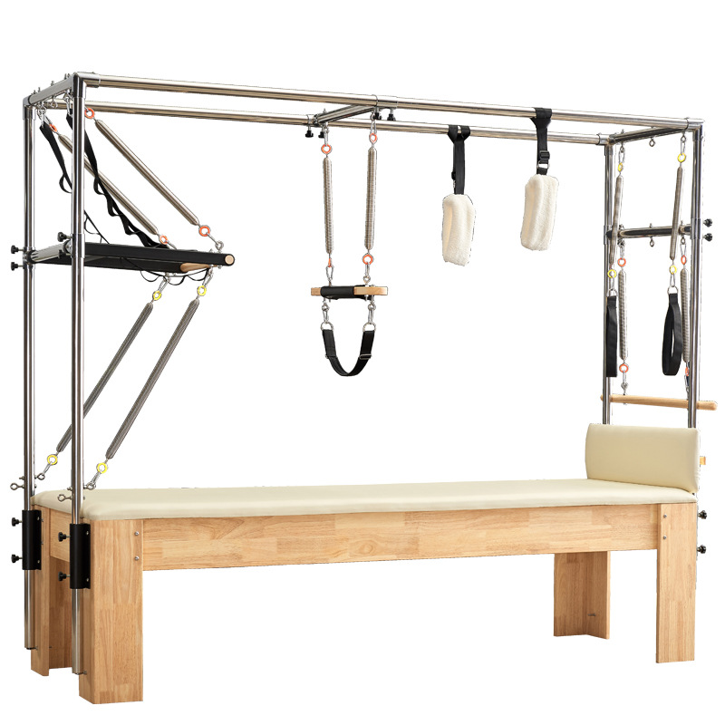Pilates gran equipo núcleo cama hogar yoga profesional equipo de cinco piezas conjunto cadillac tres en una cama elevada