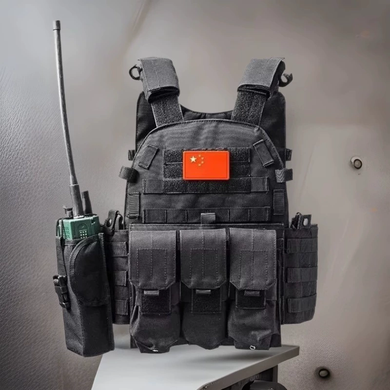 Тактический жилет для тренировок на открытом воздухе, защитный, усиленный, легкий, с расширяемым комбинированным рюкзаком, практичный жилет для дрills