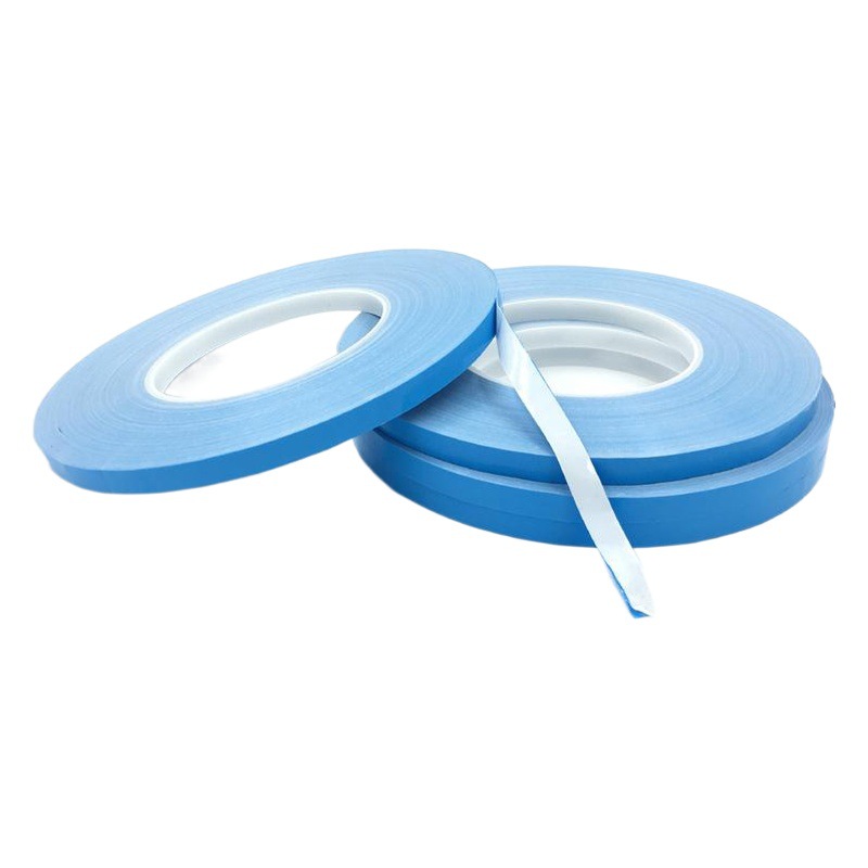 Jincheng adhesivo azul blanco 0,15mm grueso LED barra de luz de aluminio disipación de calor alta temperatura térmica conductora silicona cinta de doble cara