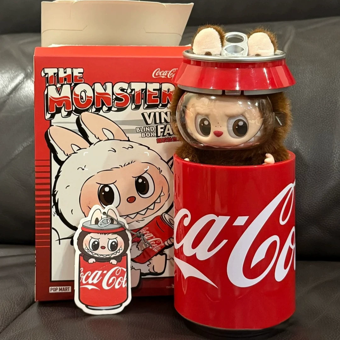 Мягкие куклы-подвески с резиновым покрытием из серии Pop Matrabu Labubu Coca-Cola, версия Motherland