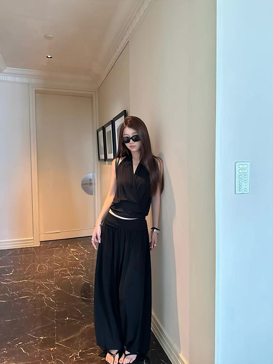 Black regular (height 158-163cm) / S