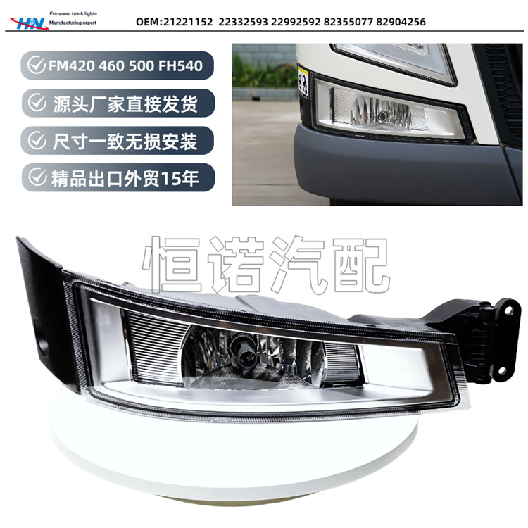 FM460 / FM420 / FM500 / FH540FH16 dedicado a las luces antiniebla delanteras de Volvo Trucks84186279